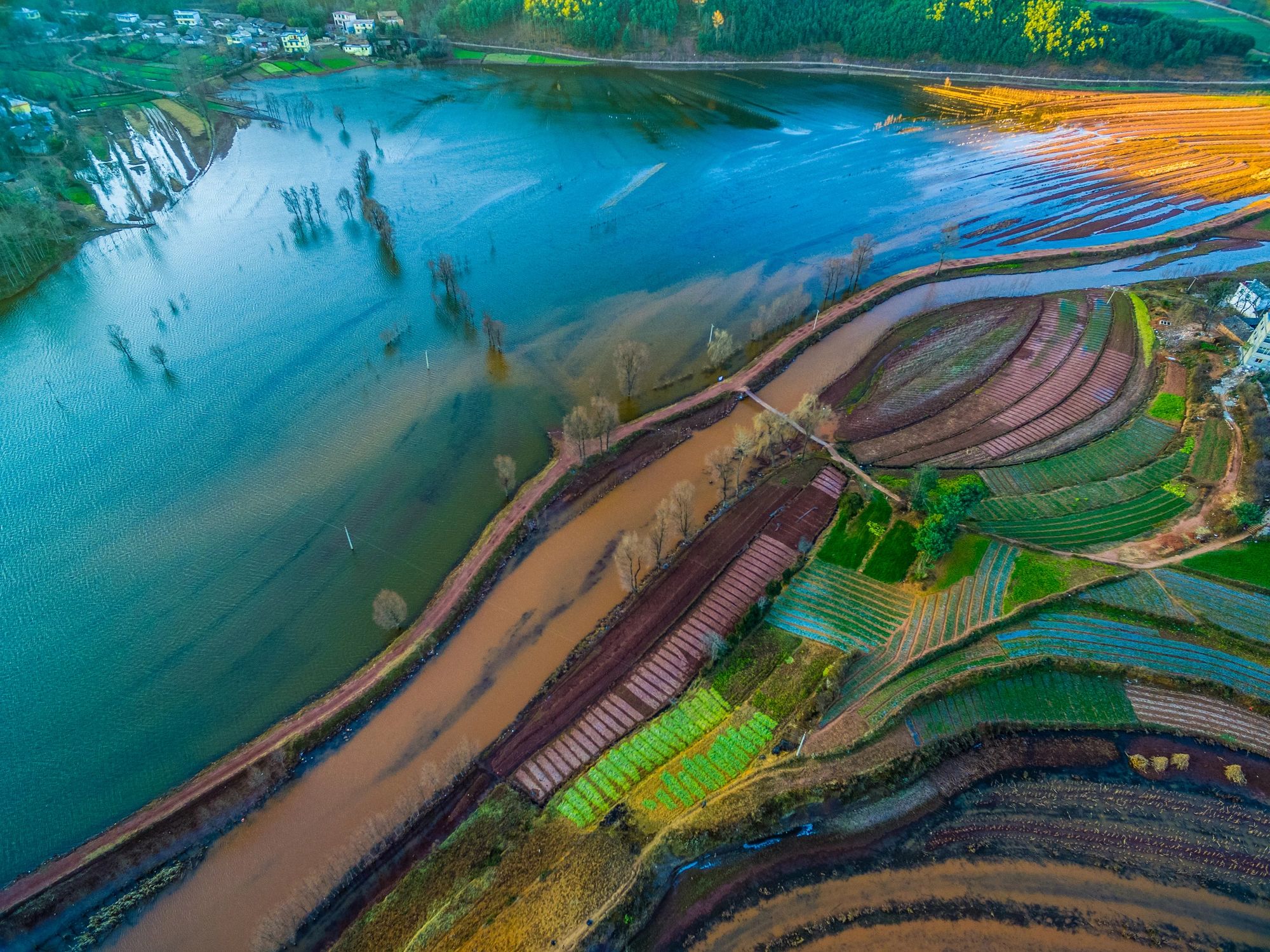 Protected natural landscape representing environmental stewardship